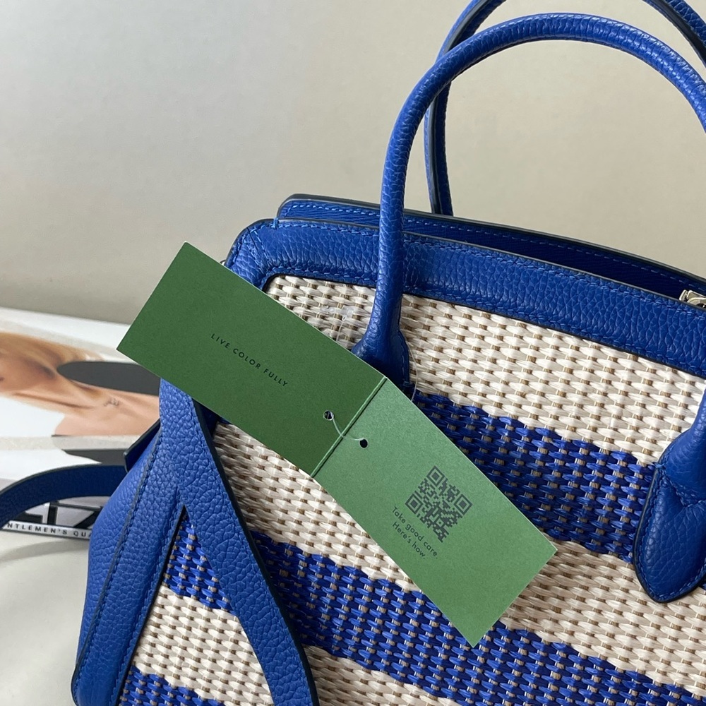 (new+tag) Kate Spade Knott Striped Medium Satchel - Picture 7 of 17